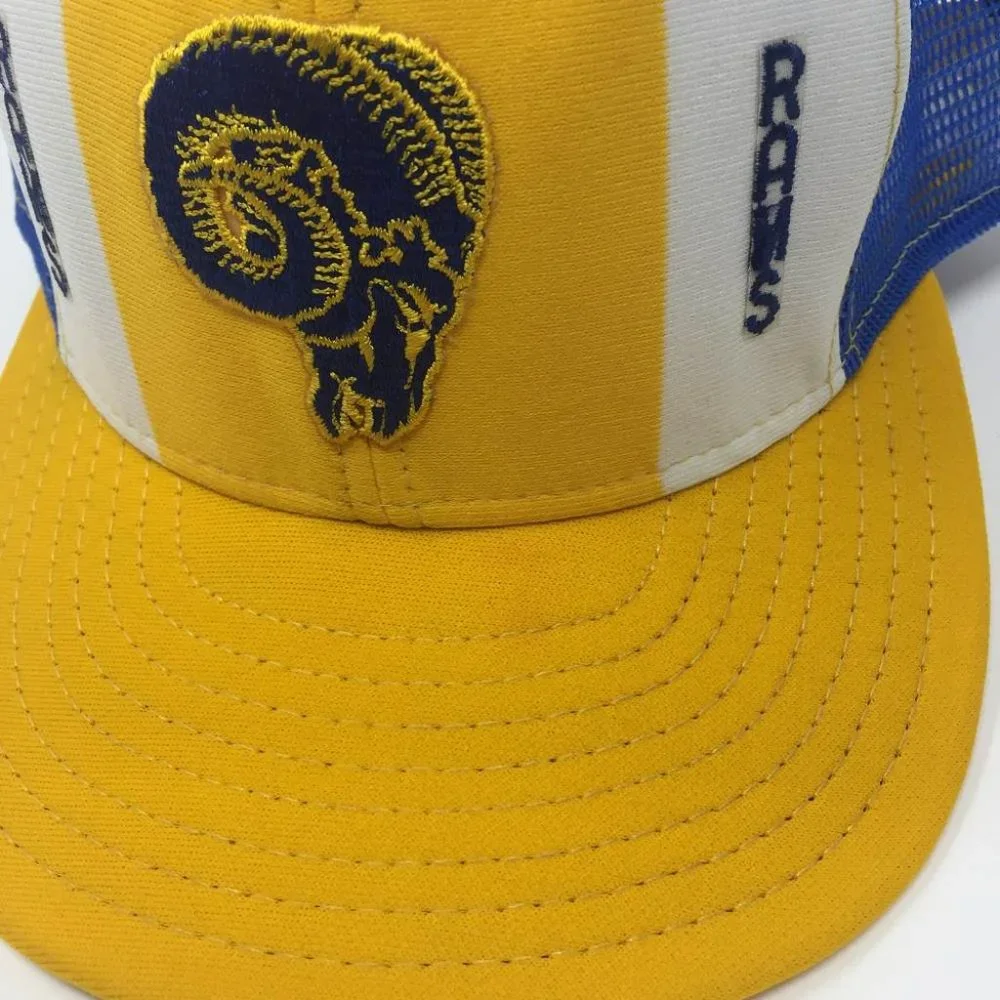Los Angeles‎ Rams VTG Snapback Hat AJD 80s 90s